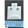 Image 1 : #208-NATURAL UNTREATD EMERALD  EARRINGS