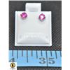 Image 1 : #231-NATURAL MYSTIC  PINK TOPAZ EARRINGS
