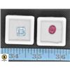 Image 1 : #176-GENUINE RUBY 2.45CT ,BLUE TOPAZ 4.40CT GEMSTO