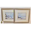 Image 1 : SET OF 2 S. LUCAS SIGNED NAUTICAL FRAMED PICTURES