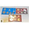 Image 1 : 3 VARIOUS COIN SETS - MISSING 4 COINS