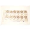 Image 1 : 1992 COMMEMORATIVE CANADA 12 COIN SET IN HOLDER