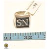 Image 1 : SIZE 8 INSIGNIA RING: "NS"ÿ(18 MM = SIZE 8)