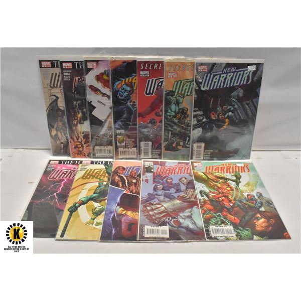 MARVEL NEW WARRIORS #3-19 COMIC LOT, 2007