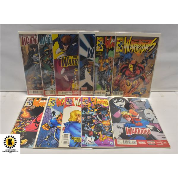 MARVEL NEW WARRIORS COMIC LOT, 2000, 2014 SERIES