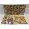 Image 1 : MARVEL CAPTAIN MARVEL #51-62 COMIC LOT,1968