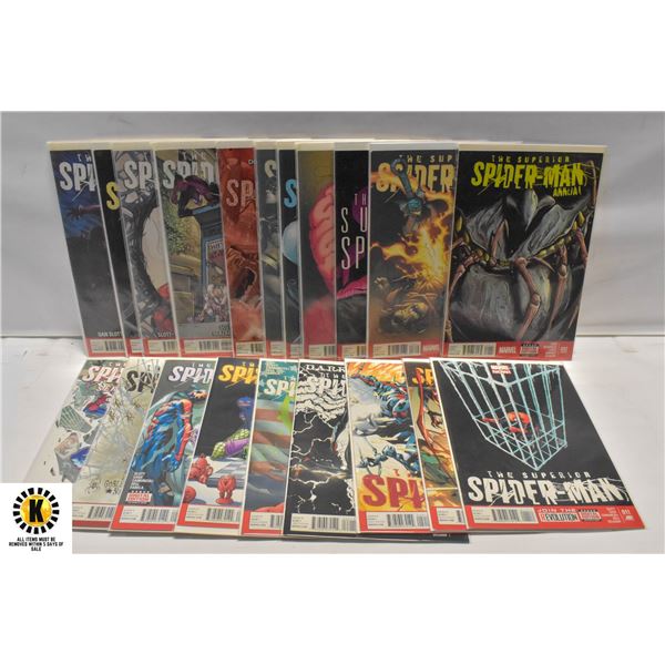 MARVEL SUPERIOR SPIDERMAN #2-31 COMIC LOT, 2013