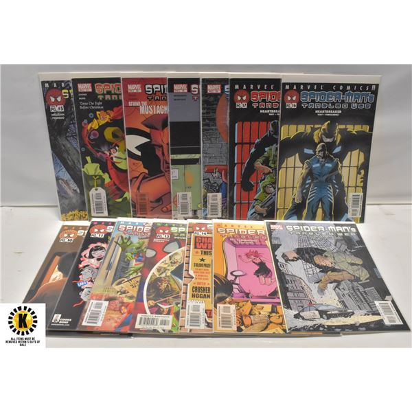 MARVEL SPIDERMANS TANGLED WEB #5-22 COMIC LOT