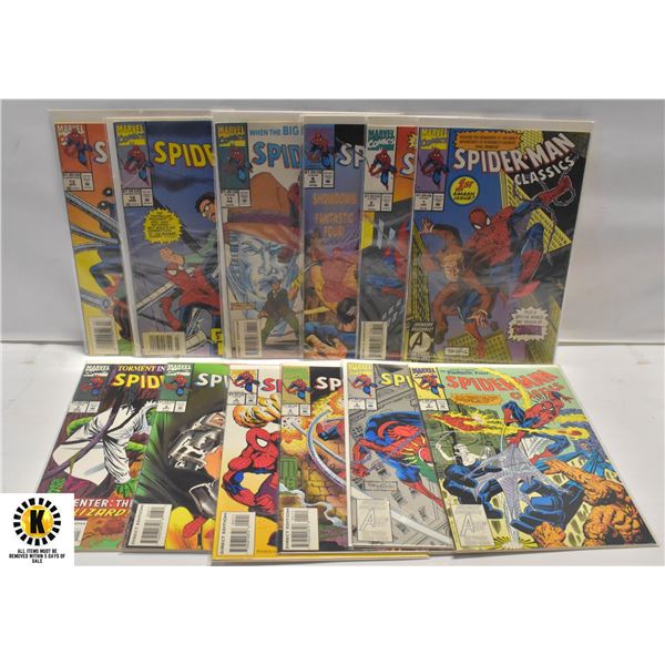 MARVEL SPIDERMAN CLASSICS #1-13 COMIC LOT