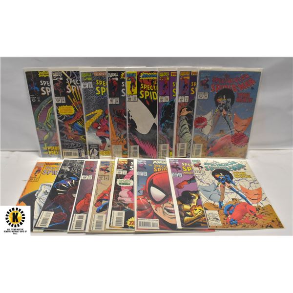 MARVEL SPECTACULAR SPIDERMAN #200-215 COMIC LOT