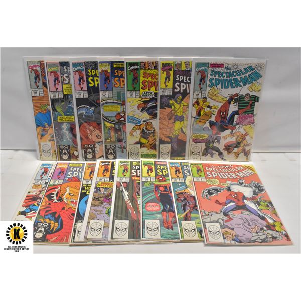 MARVEL SPECTACULAR SPIDERMAN #160-175 COMIC LOT