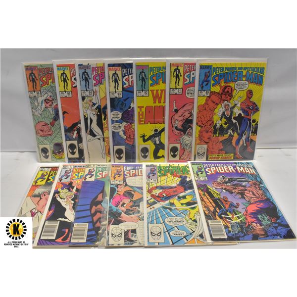 MARVEL SPECTACULAR SPIDERMAN #80-96 COMIC LOT