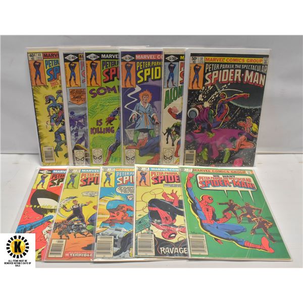 MARVEL SPECTACULAR SPIDERMAN #40-59 COMIC LOT
