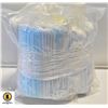 Image 1 : LOT OF 200 DISPOSABLE FACE MASKS