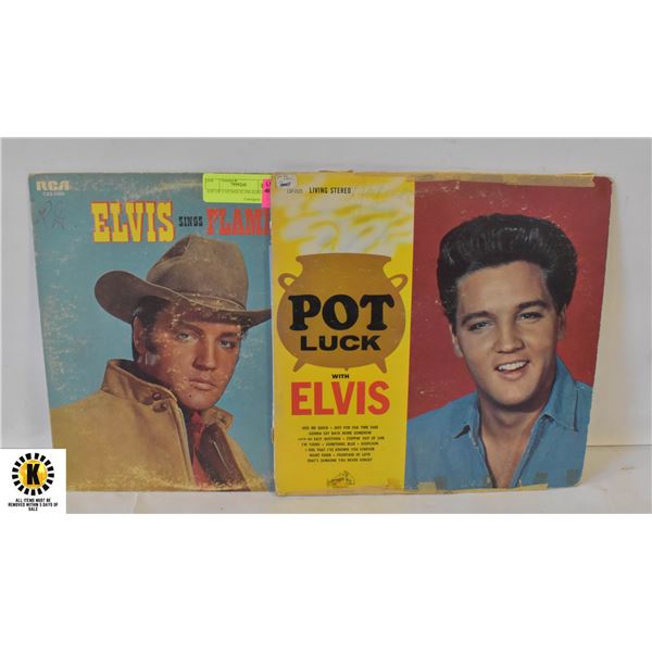 LOT OF 2 VITAGE ELVIS ALBUMS