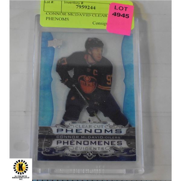 CONNOR MCDAVID CLEAR CUT PHENOMS