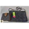 Image 1 : VINTAGE LOUIS VUITTON WALLET & SATIN BEADED