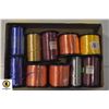 Image 1 : FLAT OF CURLING RIBBONS ASSORTED COLOUR