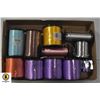 Image 1 : FLAT OF CURLING RIBBONS ASSORTED COLOUR