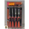 Image 1 : 4 PC WOOD CHISEL SET