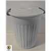 Image 1 : STERILITE 24 QT UTILITY GARBAGE CAN WHITE