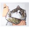 Image 1 : NEW NO KISSES KITTY CUSHION COVER