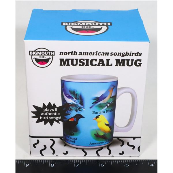 NEW NORTH AMERICAN SONGBIRDS MUSICAL MUG HAND