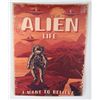 NEW ALIEN LIFE (I WANT TO BELIEVE) CANVAS PRINT