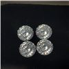 Image 1 : BZ1428-14 PACK OF 4 LASER CUT MOISSANITE (4CT)