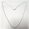 Image 1 : BZ1428-46 SILVER 16" NECKLACE