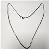 Image 1 : BZ1428-44 SILVER 16" NECKLACE