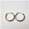 Image 1 : BZ1428-17 14K 0.87G HOOP 0.5" EARRINGS