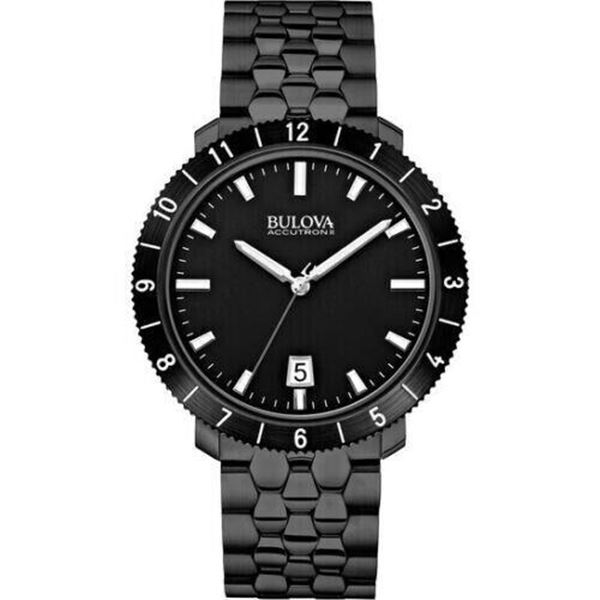 NEW BULOVA MENS ACCUTRON II BLACK DIAL 98B218