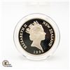 Image 3 : 1998 1 OZ FINE SILVER NEW DEALAND DUNEDIN $5 PROOF