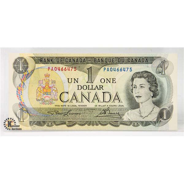 1973 BANK OF CANADA $1 NOTE
