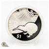 Image 2 : 2014 1 OZ FINE SILVER NEW ZEALAND KIWI $1 PROOF
