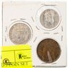 Image 2 : 1941 NEWFOUNDLAND 3 COIN SET