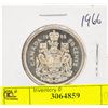 Image 1 : 1966 CANADIAN SILVER HALF DOLLAR