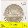 Image 1 : 1965 CANADIAN SILVER DOLLAR