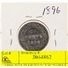 Image 1 : 1896 NFLD QUEEN VICTORIA SILVER TWENTY CENT