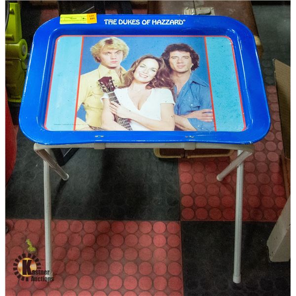 THE DUKES OF HAZZARD TV TRAY