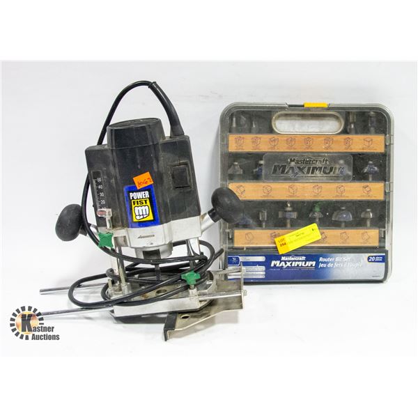 ROUTER+ ROUTER BIT SET