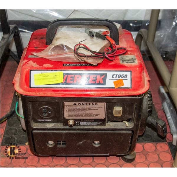 POWERTEK ET950 GENERATOR