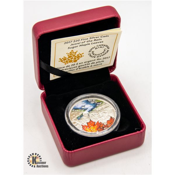 2017 $20 FINE SILVER COIN