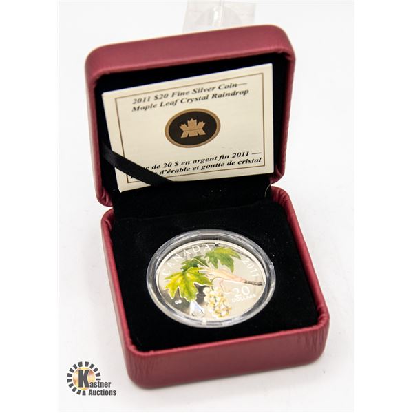2011 $20 FINE SILVER COIN