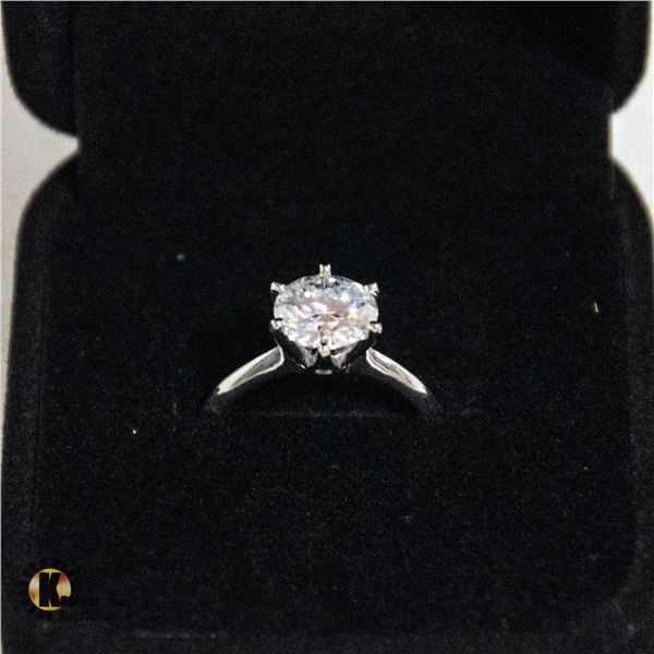 2.0 CARAT ROUND MOISSANITE STAMPED 925