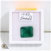 Image 1 : 10.33 CT EMERALD CUT SHAPED EMERALD COLOR