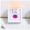 Image 1 : 2.19 CT OVAL RUBY COLOR ENHANCED