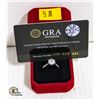 Image 1 : GRA CERTIFIED 2.0 CARAT ROUND MOISSANITE