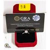 Image 1 : GRA CERTIFIED 1.0 CARAT ROUND MOISSANITE
